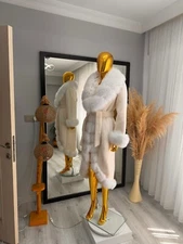 Women's day Special price Winter Coat Real Fox Fur Soft Stylish