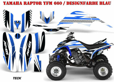 AMR RACING DEKOR GRAPHIC KIT ATV YAMAHA RAPTOR YFM 125/250/350/660/700 TECK B