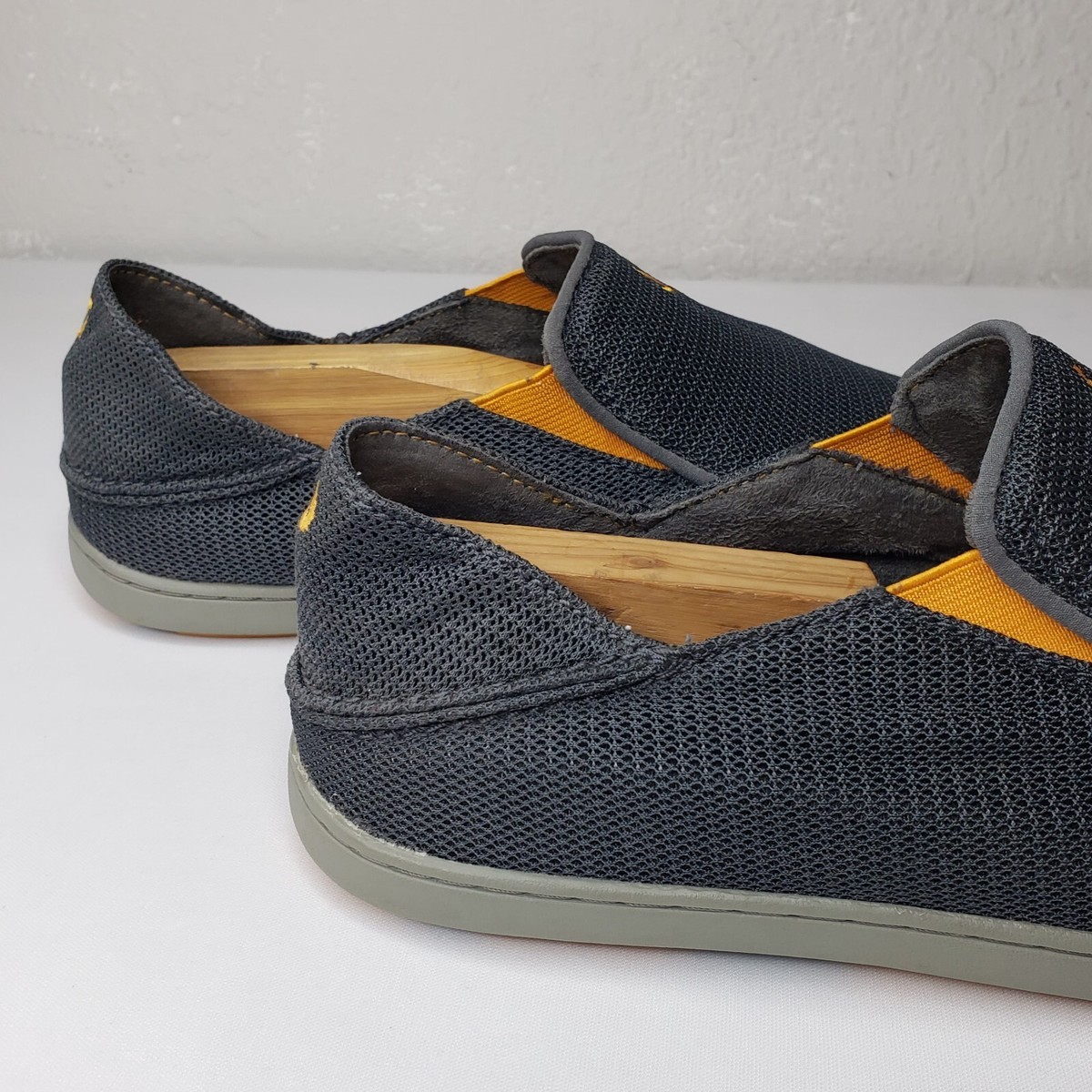 OluKai Shoes Mens SZ 9 Gray Nohea Mesh Convertible Loafer Casual Coastal Comfort OluKai Nohea Gray Mesh Flat Slip On Loafers | Mercari main image 4