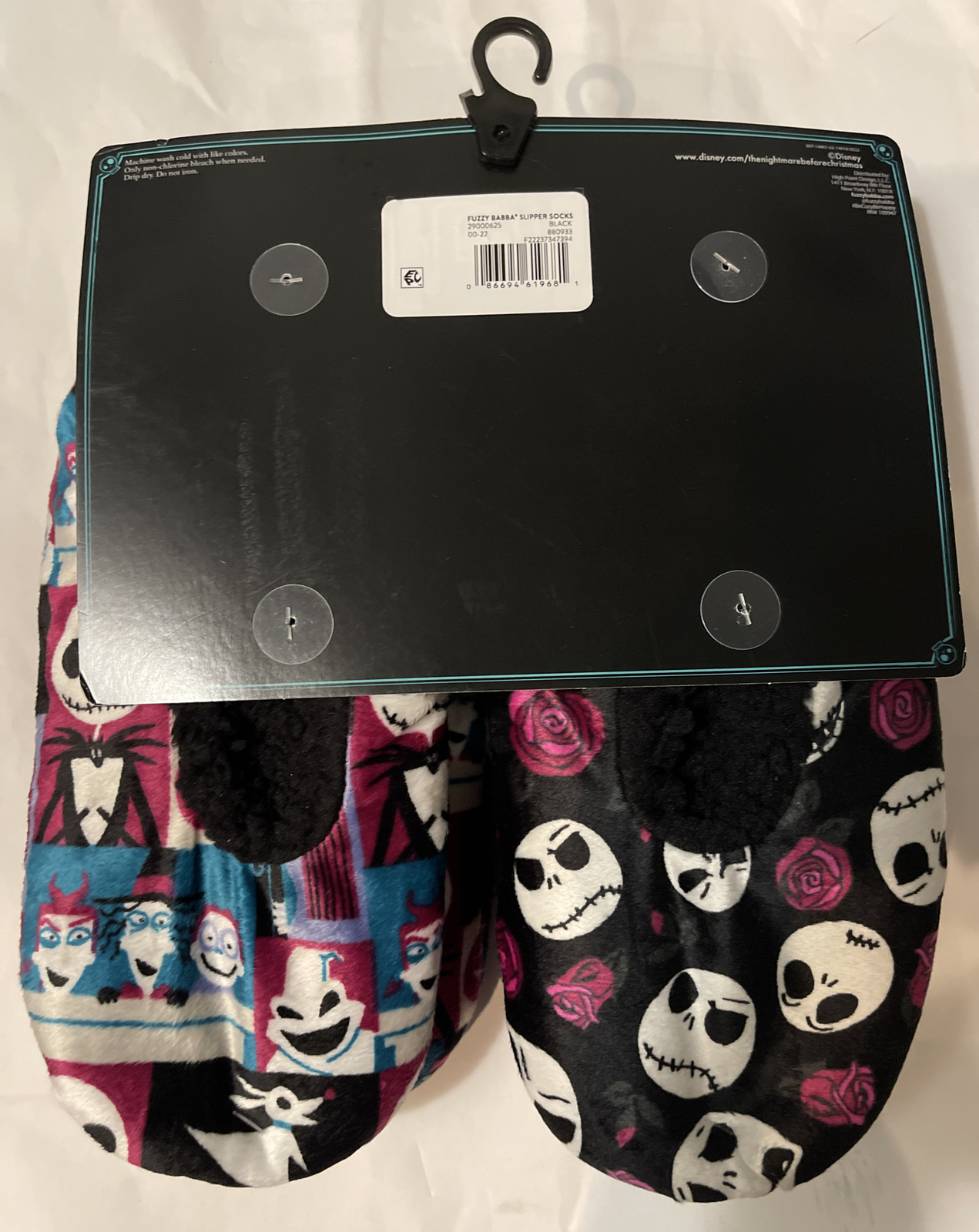 APL Calze pantofole Nightmare Before Christmas donna Babba 2 paia scarpe 7 9 5