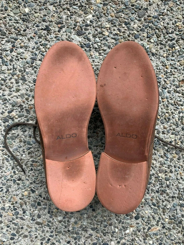 Oxford de gamuza para hombre Aldo, marrón oscuro, 9 M EE. UU. Foto 4 de 4