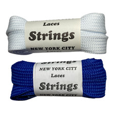 Shoe Laces Wide 54 inch` 2 pair Shoe laces. 80s Vintage Made in USA