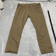 Dearborn Denim Jeans Mens 40x30 Brown 5 Pocket Cowboy Rodeo Made in USA