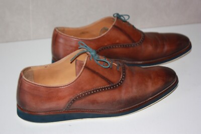 FINSBURY Sneaker Leder braun Lederfutter Größe 10/44 BE