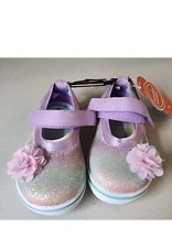 Wonder Nation Toddler Baby Girls Pink Glitter Mary Jane Shoes Sneakers Size 3
