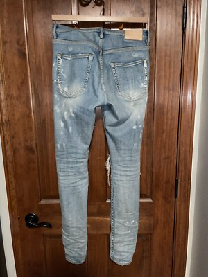 未使用品 PURPLE-BRAND P001 ライトブルー 30 未使用品 PURPLE-BRAND P001 ライトブルー 30 Purple Brand Jeans Size
