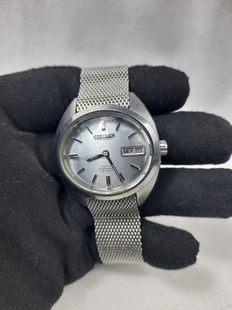 Rare Vintage Citizen Leopard Automatic 36000 MPH Watch 1970 | eBay