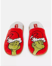 The Grinch Christmas Bedroom Slippers Women's Slippers - Primark Exclusive