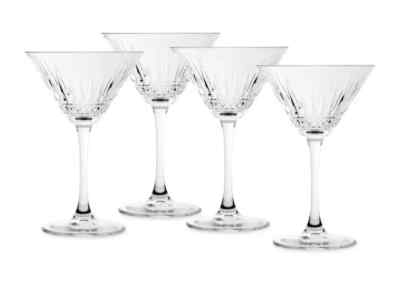 Set 4 Gläser Coppa Martini Elysia 22 CL Glas Pasabache BAR Cocktailgläser