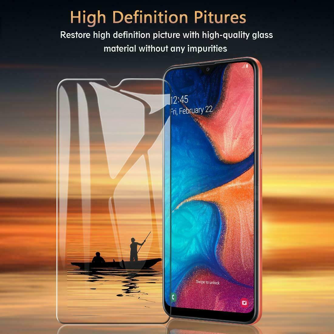 For Samsung Galaxy A70 A50 A51 A20 A10e A71 A31 Tempered Glass Screen Protector