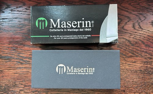 New In Box! Maserin 404/B Pitbull Knife Made In Italy DISCONTINUED - Picture 7 of 8