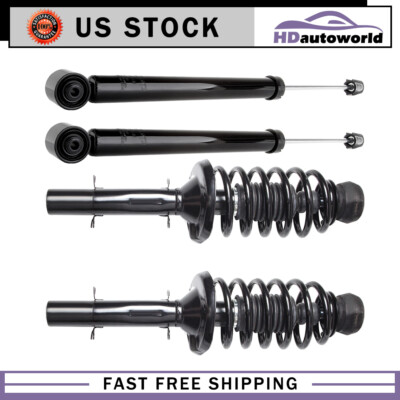 Quick Front Complete Struts Rear Shocks Absorbers Kit For VW Beetle Golf Jetta