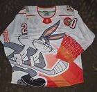 Bugs Bunny Roller Hockey Jersey Medium Looney Tunes