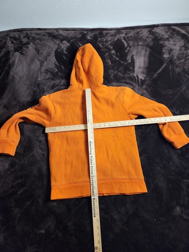 Carhartt Camo Reversible Hoodie Sweatshirt Boys Medium Orange Hunting Full Zip - Picture 8 of 10