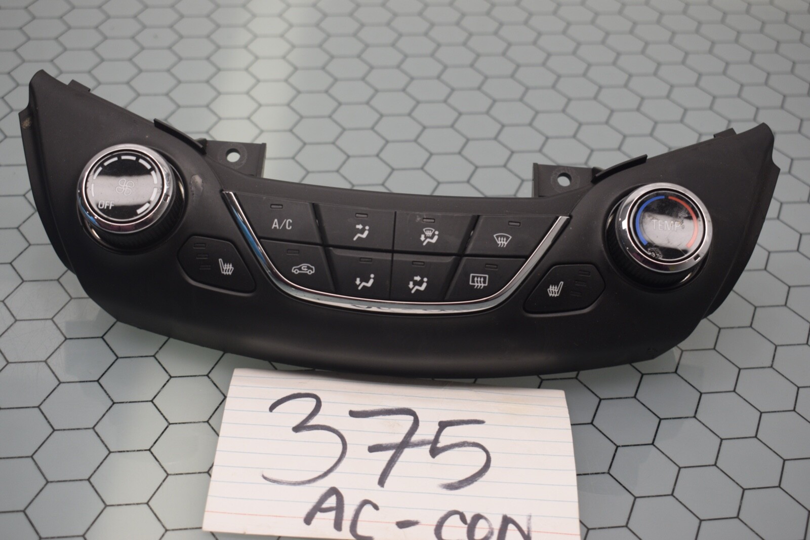 16 17 18 Chevrolet Cruze AC and Heater Control Used Stock #375-AC