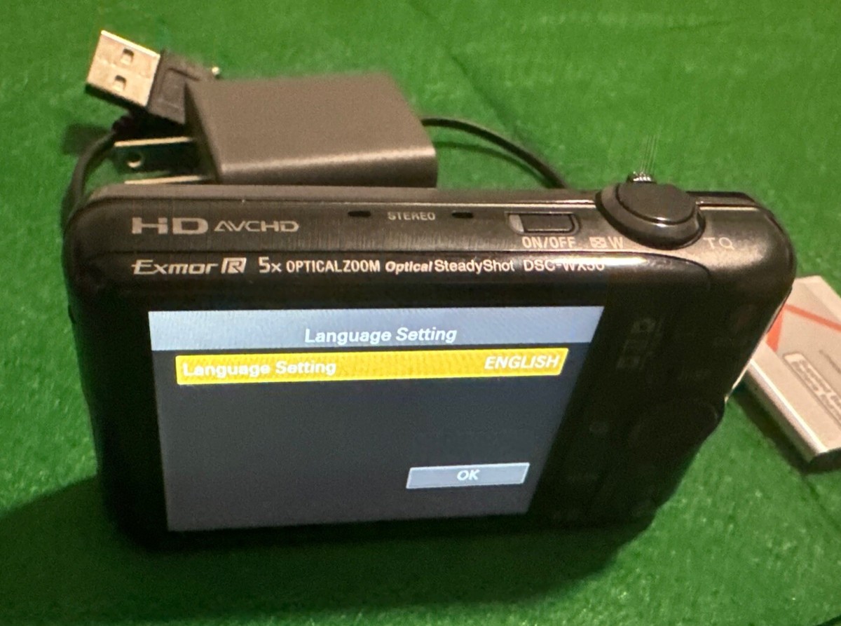 Sony Cyber-shot WX50 16.2MP Digital Camera - Black for sale online