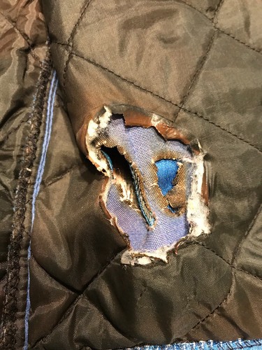 Vintage Walls Blizzard Pruf Blue Insulated Work Jacket (I1) - Picture 11 of 12
