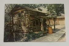 Vintage Postcard ~ Log Cabin from Boston Mountains, Arkansas AR