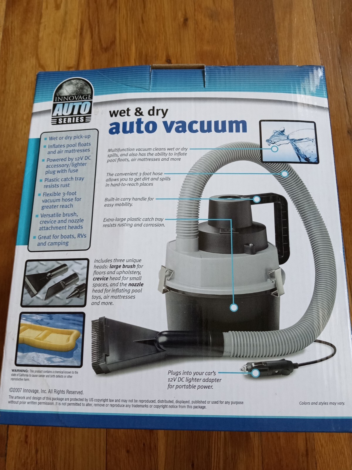 Innovage+Auto+Series+12v+DC+Wet+26+Dry+Vacuum+Also+Inflates+Air
