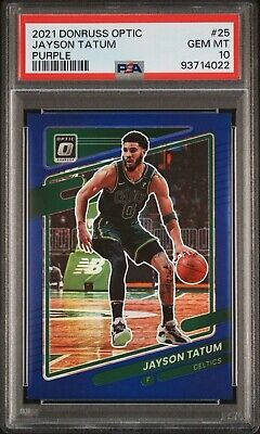 2021-22 Panini Donruss Optic - Jayson Tatum #25 Purple Prizm 2021-22 Panini Donruss Optic - Jayson Tatum #25 Purple Prizm