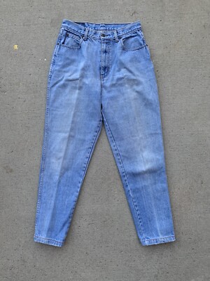 Vtg Jordache Basics Women s Blue Jeans Size 13/14 Denim Pants High Waisted 30x29