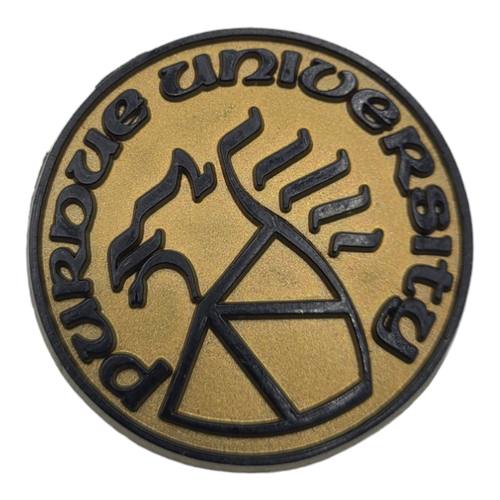 Vintage Purdue University NCAA College Mascot Rubber Fridge Black & Gold eBay