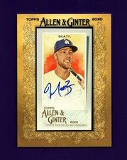 2020 Topps Allen & Ginter Mini Framed Auto #MA-MB Matt Beaty