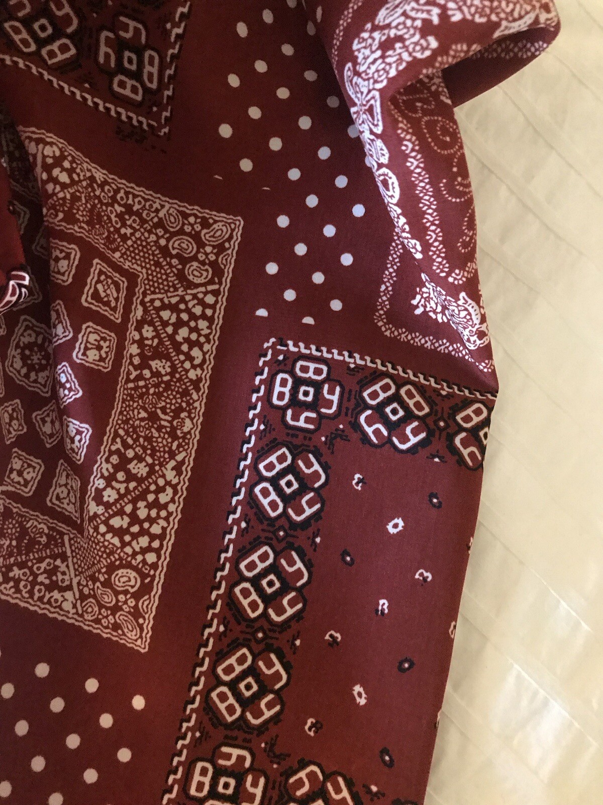 BEAMS BOY pattern print button down Long sleeve s… - image 12