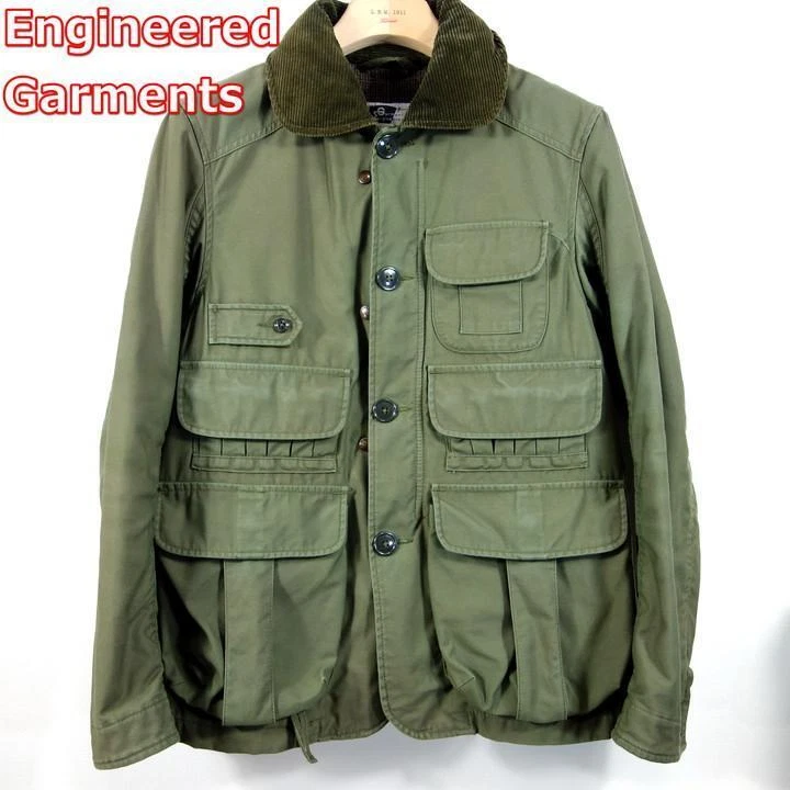 Engineered Garments Corduroy Switching Hunting Jacket Size M Olive