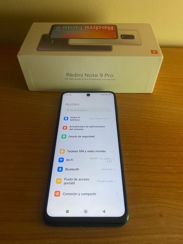 Xiaomi Redmi Note 9 Pro - 128GB - 6GB+2GB RAM Cuatro Cámaras 64MP Azul - Imagen 7 de 8