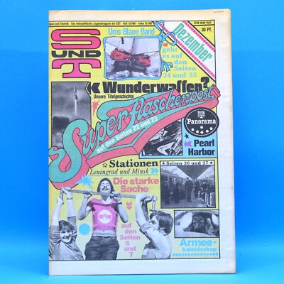 Sport und Technik 12/1981 DDR GST NVA S & T Wunderwaffen Pearl Harbor Marstall