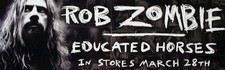 ROB ZOMBIE 2006 educated horses promotional poster Flawless NEW old stock
