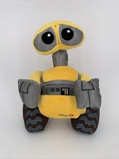 Disney Store Exclusive Wall-E Plush Large 14 Inch Yellow Pixar Robot Stuffed Toy
