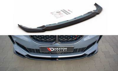 Cup Spoilerlippe SCHWARZ für 1er BMW F40 M-Paket Performance Frontspoiler V3 ABS