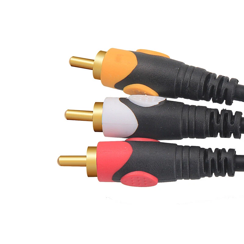 3v3 Male to Plug Cable Lead TV/DVD/AV Video Cable Composite Audio Wire 1.5-20M - Image 3 of 4