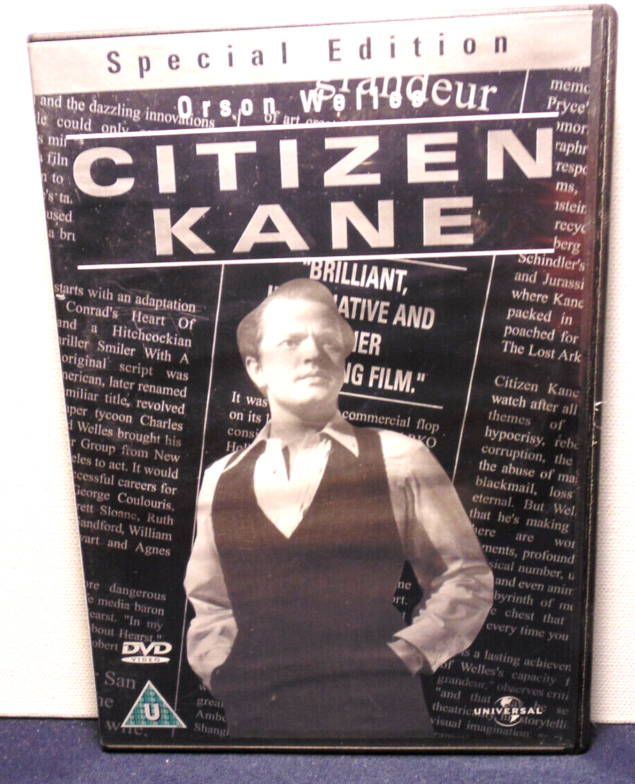 CITIZEN KANE - Orson Welles,  Joseph Cotten ------- 2DVDs +INSERT--- SEE PHOTOS