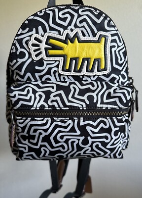 COACH X KEITH HARING BARKING DOG MINI CHARLIE BACKPACK F11774 | eBay