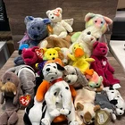 Lot of 21 Vintage TY Beanie Babies Various condition