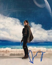 Felicity Jones signed autograph 20x25cm Star Wars in person autograph ACOA