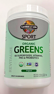 Garden of Life Sport Organic Greens Original 8.99 oz (255 g)