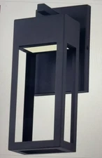 Canarm Fae 5” LED Outdoor Wall Light - Black 