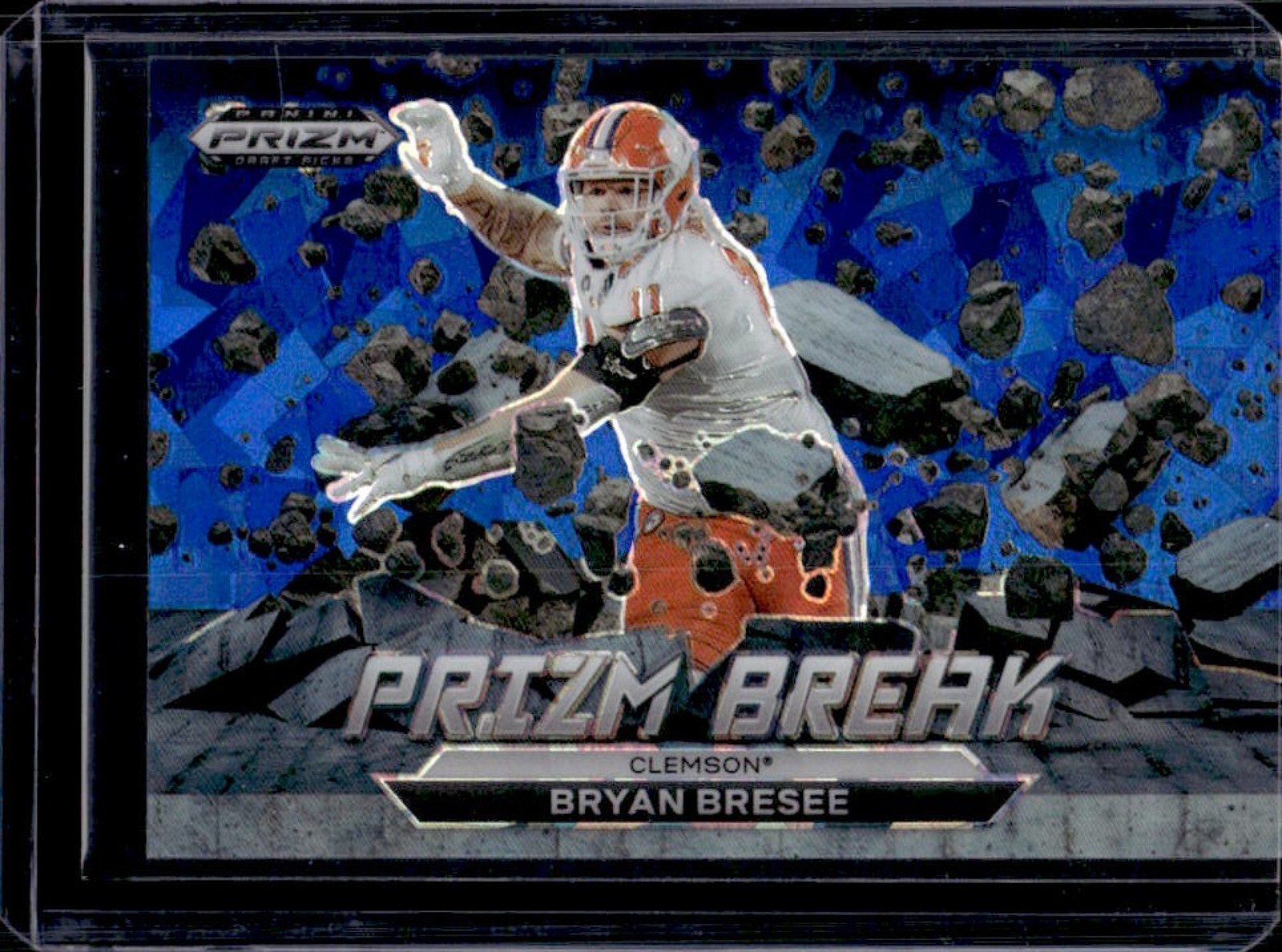 Bryan Bresee Panini Prizm Draft Picks Prizm Break #PB22 Blue Ice