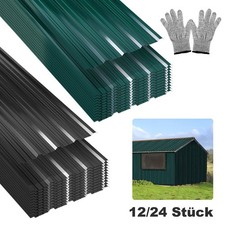 Profilblech Trapezblech Blech Metall Dachblech Dach Platten Stahlblech 129x46cm