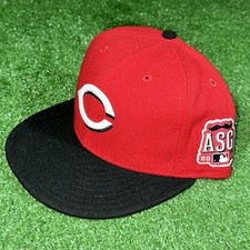 Exclusive Cincinnati Reds New Era 59Fifty Red Stockings Patch Hat Size 7 1/4