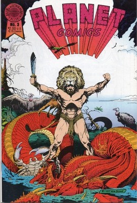 PLANET COMICS #3 (Nov 1988) Blackthorne William Stout cover NM