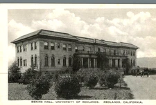 VIntage Postcard-Bekins Hall, Univ. of Redlands, Redlands, CA