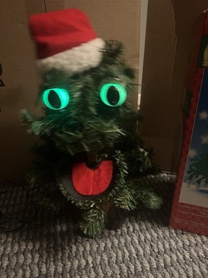 1996 Gemmy Douglas Fir Talking Tree Animated Singing Dancing Christmas Tree VTG