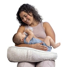 Boppy Uplift Nursing Pillow - Wedge Bottle Breastfeeding Cream Retro Squiggles