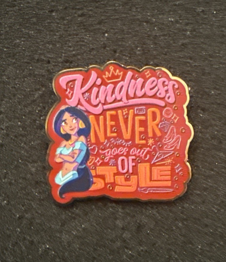 Disney Jasmine Aladdin Princess Starter Set Kindness Never Goes Out Of Style Pin