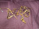 MARX  JOHNNY WEST Lot Of  2  BUCKBOARD /COVERED WAGON HORSE HARNESS & 1 Bridle